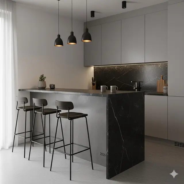 Dapur Cor Minimalis (Foto: Gemini AI)