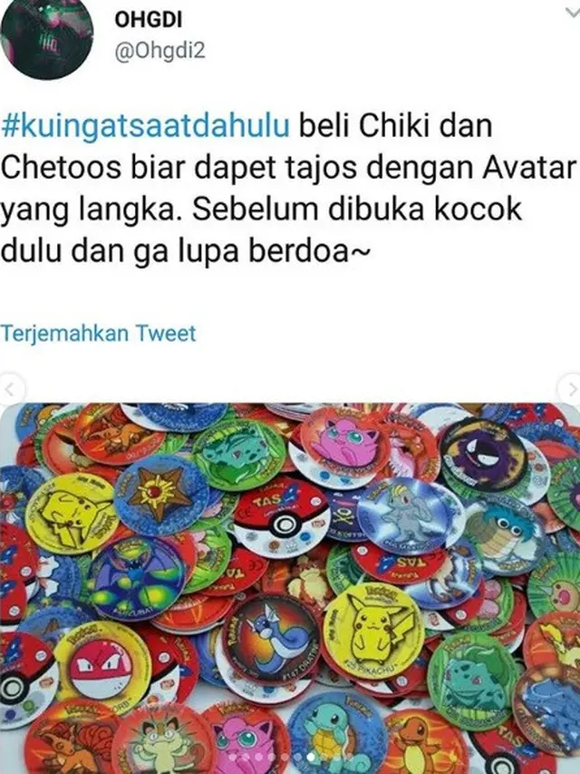 nostalgia benda-benda jadul (foto: Twitter)