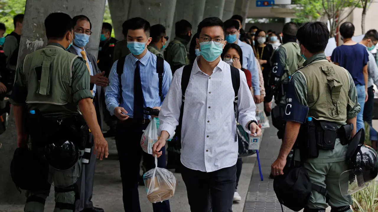Gedung Legislatif Hong Kong Memperketat Penjagaan