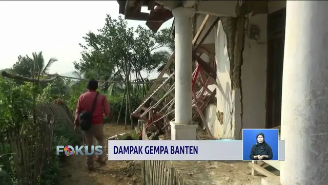 Panjang Raja, Desa Terparah Terdampak Gempa Banten