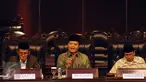 Wakil Ketua MPR RI Hidayat Nur Wahid (tengah) memberikan Sosialisasi 4 Pilar MPR RI di Kompleks Parlemen RI, Jakarta, Selasa (29/3/2016). Sosialisasi bagian pembekalan pengurus baru Dewan Masjid Indonesia Jakarta Selatan. (Liputan6.com/Helmi Fithriansyah)