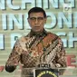 Menko Polhukam Wiranto memberi sambutan saat memberikan piagam penghargaan Indeks Demokrasi Indonesia (IDI) 2017 di Jakarta, Kamis (13/12). BPS memberikan penghargaan kepada empat provinsi peraih IDI terbaik. (Merdeka.com/Iqbal Nugroho)