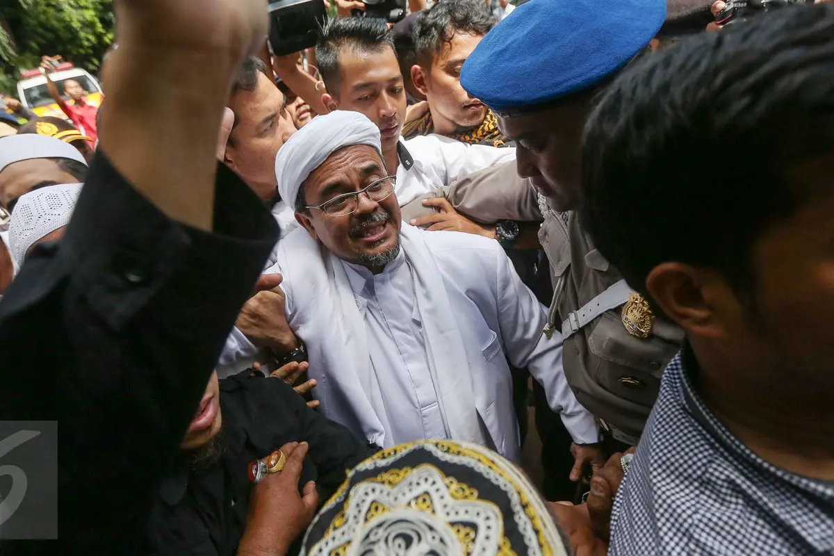 20170123-Habib Rizieq Kembali Diperiksa Polda Metro Jaya-Jakarta