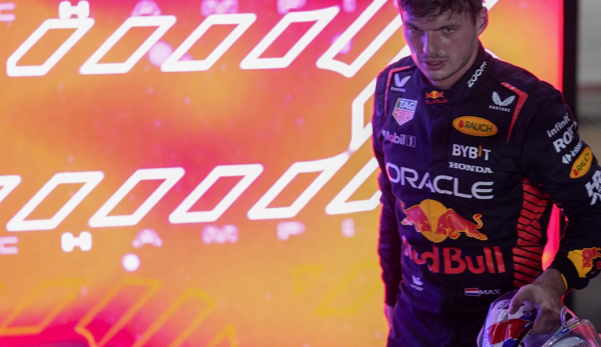 Dengan mengumpulkan 407 poin, Verstappen tak mungkin disalip pembalap-pembalap lain di klasemen.  (AP Photo/Darko Bandic)