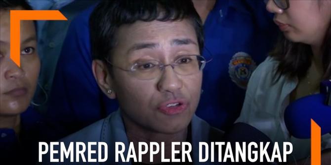 VIDEO: Sempat Ditangkap, Pemred Rappler Filipina Dibebaskan