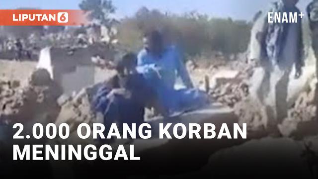 Korban gempa afghanistan