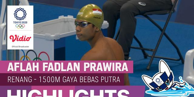 VIDEO: Langkah Aflah Fadlan Prawira Harus Terhenti di Babak Kualifikasi Renang 1500 Meter Olimpiade Tokyo 2020