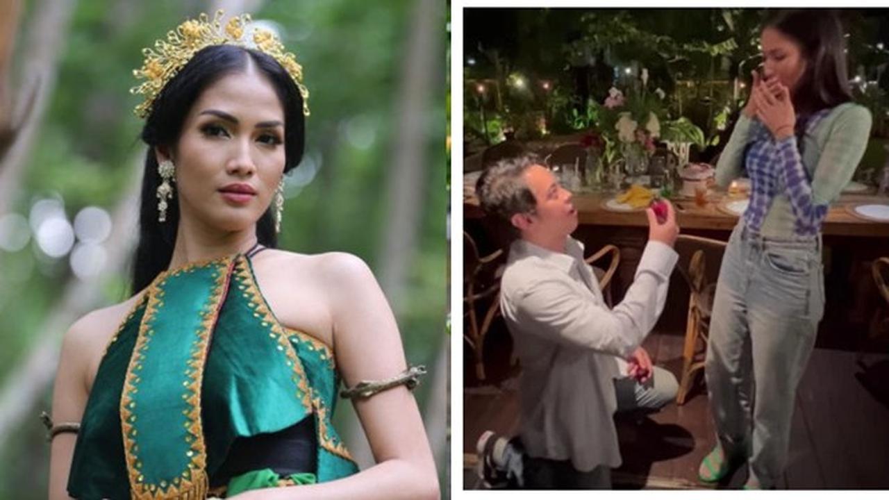 6 Momen Aulia Sarah Pemeran Badarawuhi 'KKN di Desa Penari' Dilamar Kekasih, Romantis