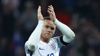 Wayne Rooney dicoret dari timnas Inggris lantaran cedera. (Reuters / Eddie Keogh)