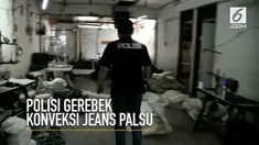 Polsek Kembangan menggerebek subuah rumah yang dijadikan industri konveksi berbagai merek celana jeans palsu. Polisi menemukan ratusan kodi celana jenas palsu yang siap dipasarkan