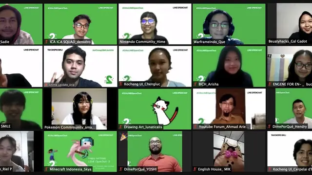 Gathering Online LINE OpenChat (Dok. LINE)