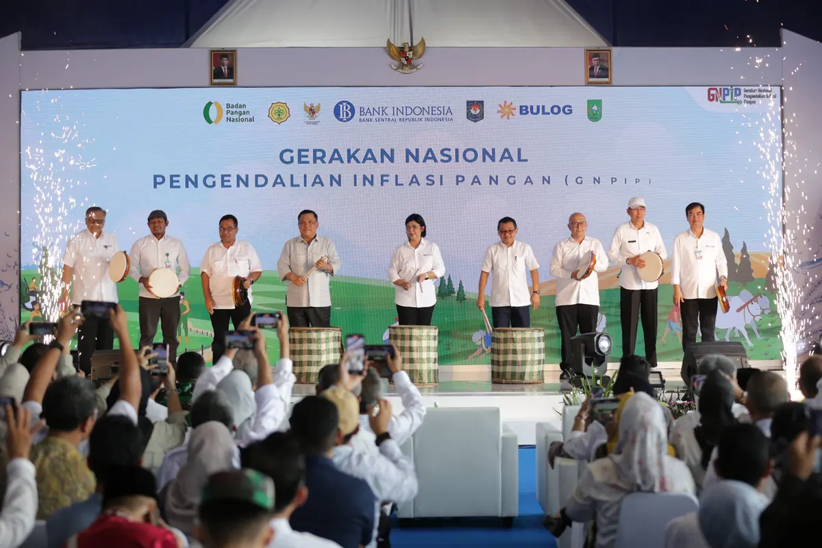 Deputi Bidang Koordinasi Ekonomi Makro dan Keuangan Kementerian Koordinator Bidang Perekonomian Ferry Irawan dalam Rapat Koordinasi TPIP-TPID Wilayah Sumatera, Kamis (16/5/2024). (Dok Kemenko Perekonomian)