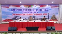 Kapolda Metro Jaya, Irjen Pol Fadil Imran memaparkan potensi kerawanan pada Natal 2022 dan tahun baru 2023 (Nataru). (Foto: Ady Anugrahadi/Liputan6.com).