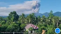 Gunung Dukono 3 Kali Meletus Selasa Pagi 13 Mei 2025, Kolom Abu Capai 1.200 Meter