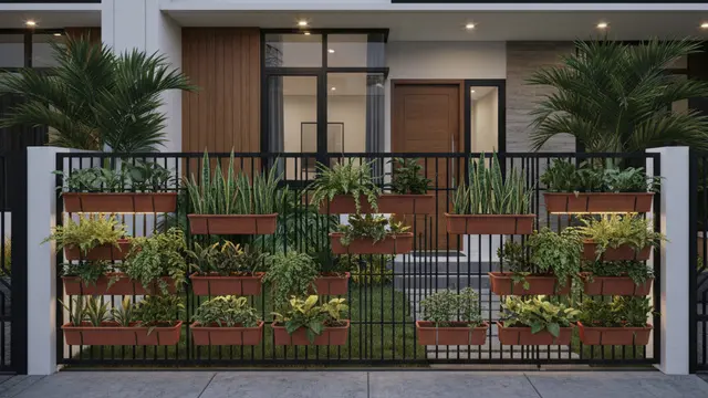 7 Model Pagar Besi Kombinasi Tanaman Hias 2025, Tampil Asri dan Elegan untuk Hunian Modern