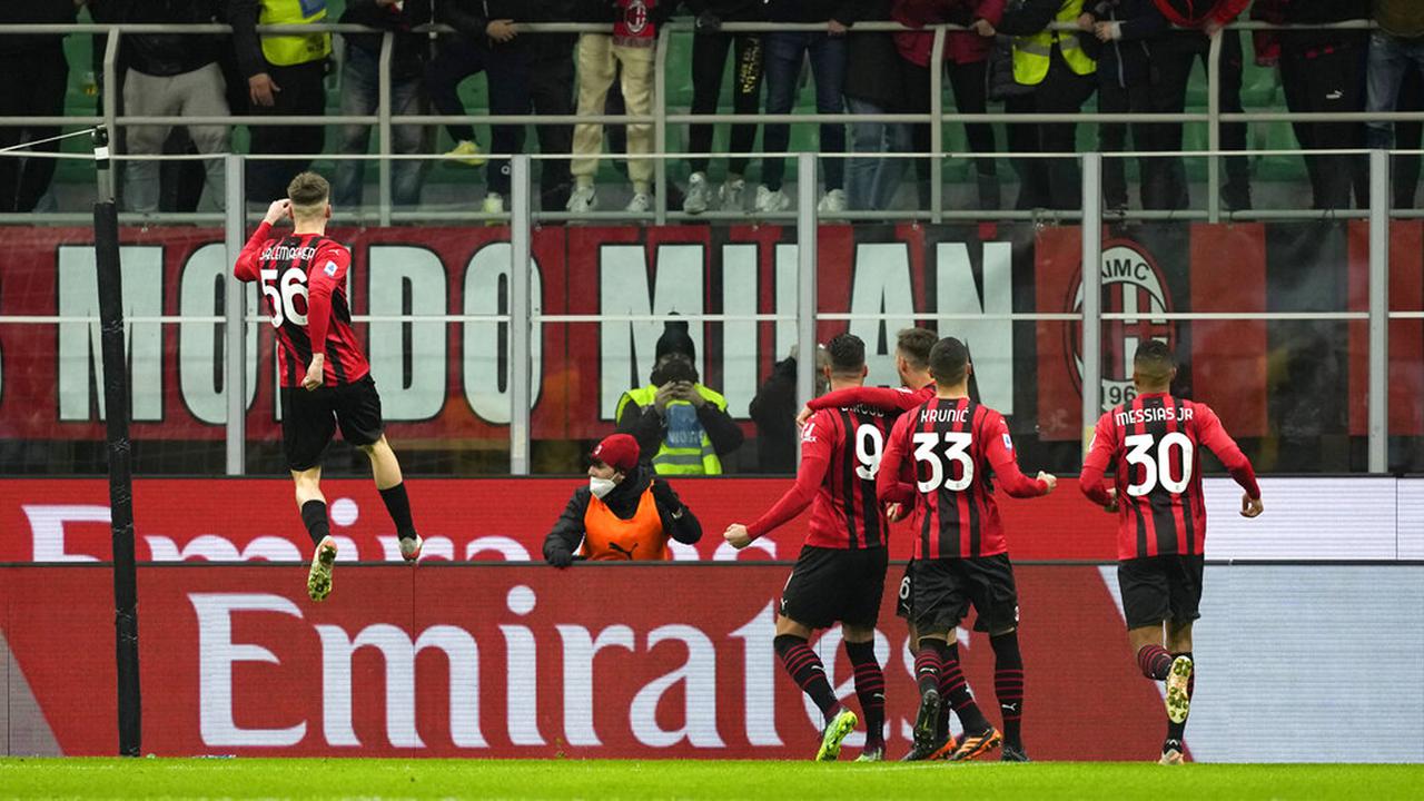 FOTO: AC Milan Lumat AS Roma di San Siro