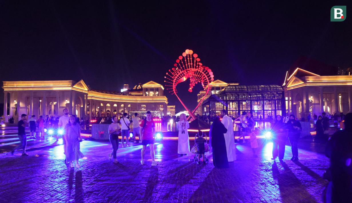 Bola.com berkesempatan mengunjungi pasar malam di Qatar saat meliput perhelatan akbar Piala Dunia 2022. (Bola.com/Ade Yusuf Satria)