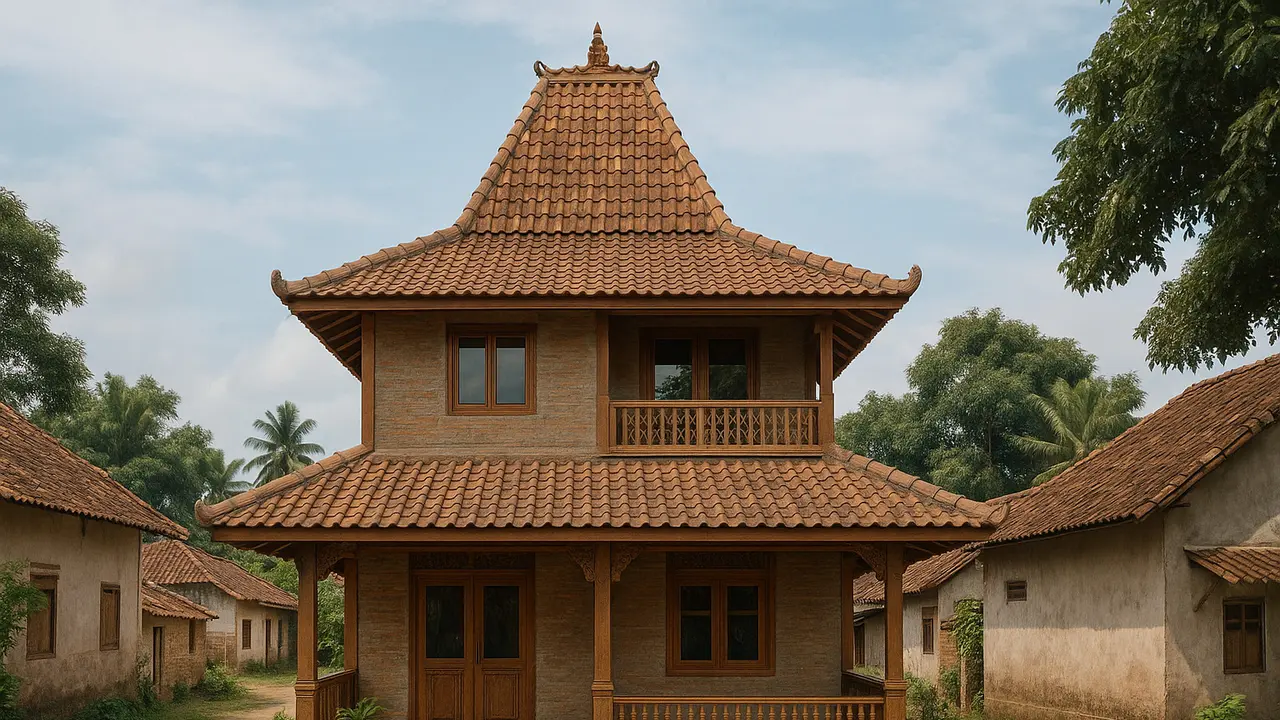 Gambar Rumah Sederhana Ukuran 6x9 di Kampung 2 Lantai