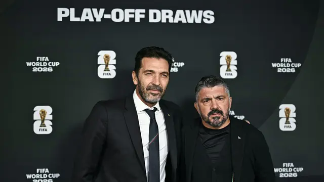 Gianluigi Buffon dan Gennaro Gattuso