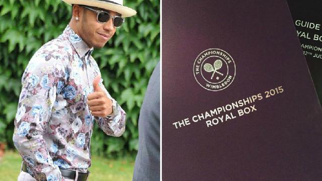 Lewis Hamilton - Wimbledon