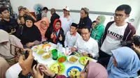 Calon presiden (Capres) nomor urut 1 Anies Baswedan mengunjungi Kota Bogor di hari pertama kampanye Pilpres 2024 pada Selasa (28/11/2023). (Liputan6.com/Achmad Sudarno)