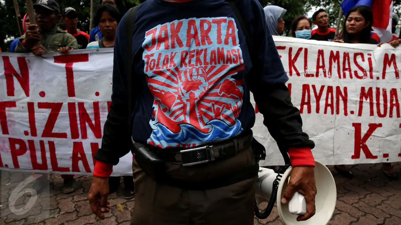 Ilustrasi Penolakan Reklamasi Jakarta