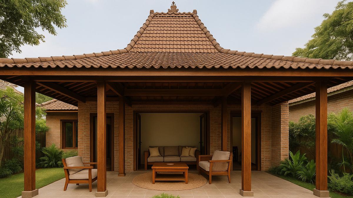 7 Model Rumah Joglo Modern Klasik 1 Lantai, Perpaduan Tradisi dan Kenyamanan Masa Kini