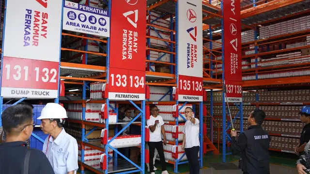 Sany Makmur Perkasa Punya Gudang Baru, Jamin Layanan Suku Cadang Alat Berat