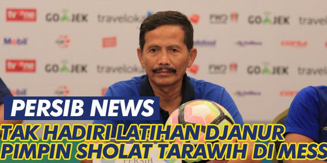 VIDEO: Tak Pimpin Latihan, Djanur Pimpin Tarawih di Mes Persib