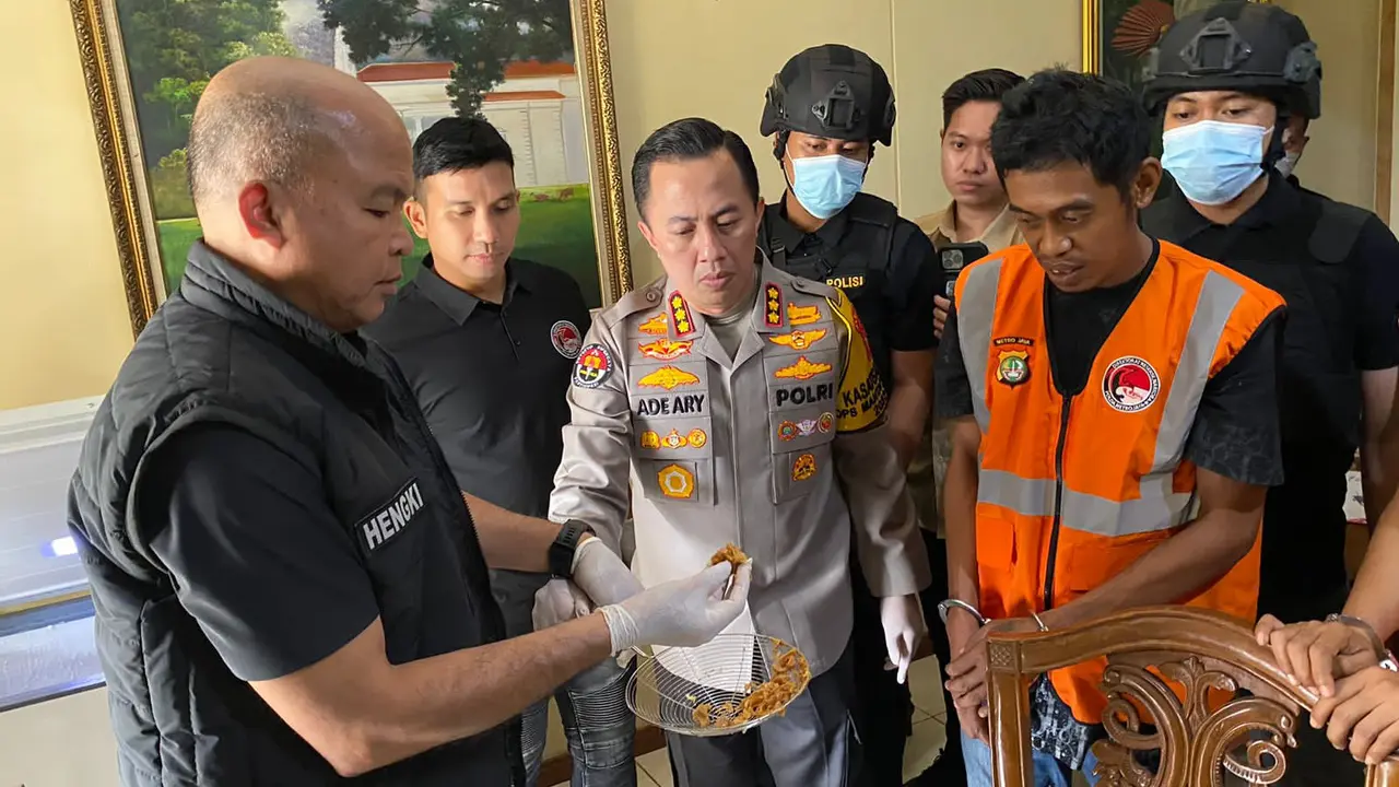 Polda Metro Jaya Bongkar Laboratorium Narkoba Tembakau Sintetis