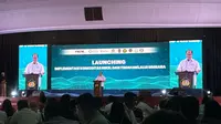 Direktur Jenderal Anggaran Kementerian Keuangan (Kemenkeu), Isa Rachmatarwata a di acara Launching Implementasi komoditas nikel dan timah melalui Simbara, Senin (22/7/2024). (Tira/Liputan6.com)