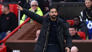 Manajer Manchester United (MU), Ruben Amorim. (Darren Staples / AFP)