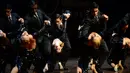 Penampilan kelompok penari Kolombia, Chetango Internacional saat bersaing menunjukkan kebolehannya pada Kejuaraan Dunia Tari Tango di Medellin, Kolombia, 18 Juni 2016. (Raul Arboleda/AFP)
