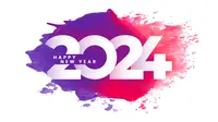 Ilustrasi Tahun Baru 2024. (Image by starline on Freepik)