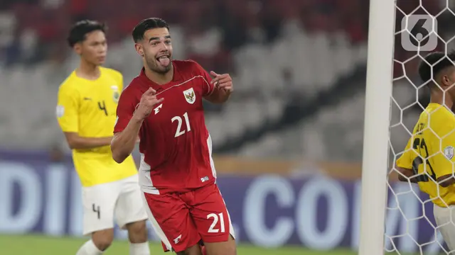 Enam Kali Jebol Gawang Brunei Darussalam, Begini Gaya Jens Raven