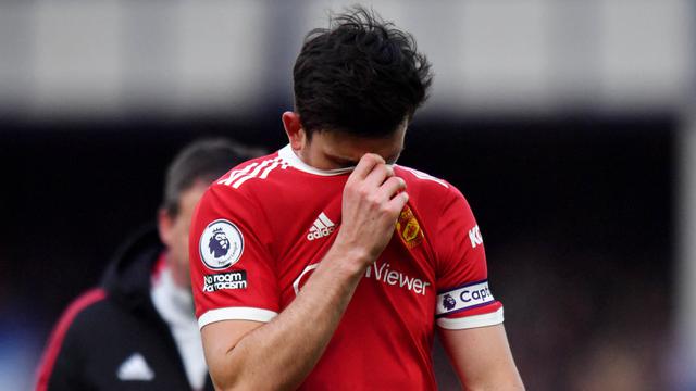 Foto: Berkat Harry Maguire, Everton Tumbangkan Manchester United dan Menjauh dari Zona Degradasi Liga Inggris