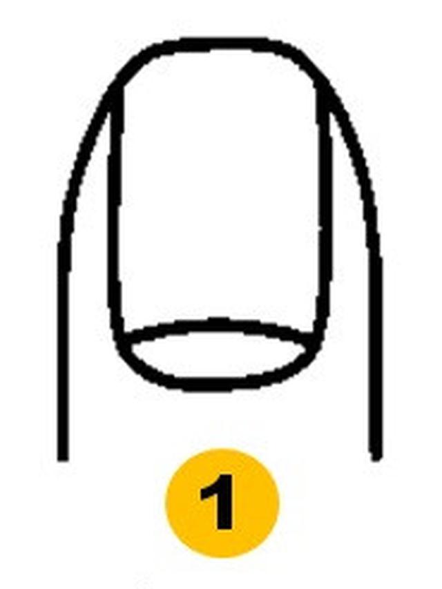 Bentuk Kuku Panjang Vertikal