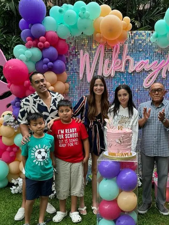 Mikhayla Putri Nia Ramadhani  saat Rayakan Ulang Tahun ke-12. [@ramadhaniabakrie]