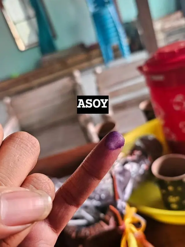 Potret 10 Artis Usai Nyoblos Pemilu, Pamer Jari Kelingking