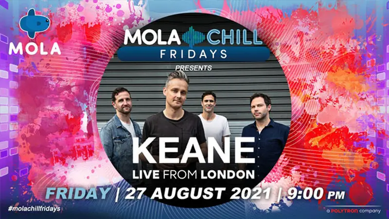 Mola Chill Fridays: Penampilan Apik Keane Obati Rasa Rindu Penggemar di Tanah Air