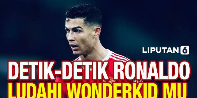 VIDEO: Cristiano Ronaldo Tertangkap Kamera Ludahi Wonderkid Manchester United?