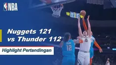 Nikola Jokic mengemas 36 poin sembilan rebound dan 10 assist untuk memimpin Denver dalam kemenangan atas Oklahoma City.
