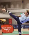 Jade Jones adalah atlet taekwondo yang telah mengikuti Olimpiade sebanyak 2 kali setelah memenangkan emas di London dan Rio. Di Olimpiade Tokyo 2020, ia mencoba membuat sejarah dengan medali emas ketiga yang belum pernah dilakukan atlet Taekwondo sebelumnya. Foto: Instagram Jade Jones.