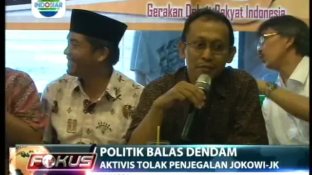 Politik Balas Dendam, Aktivis Tolak Penjegalan Jokowi - JK