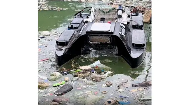 Robot Unik Pembersih Sungai Tercemar, Tangani Sampah hingga Gumpalan Busa
