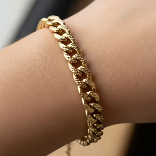 Model Gelang Emas 10 Gram 18 Karat Rantai Curb