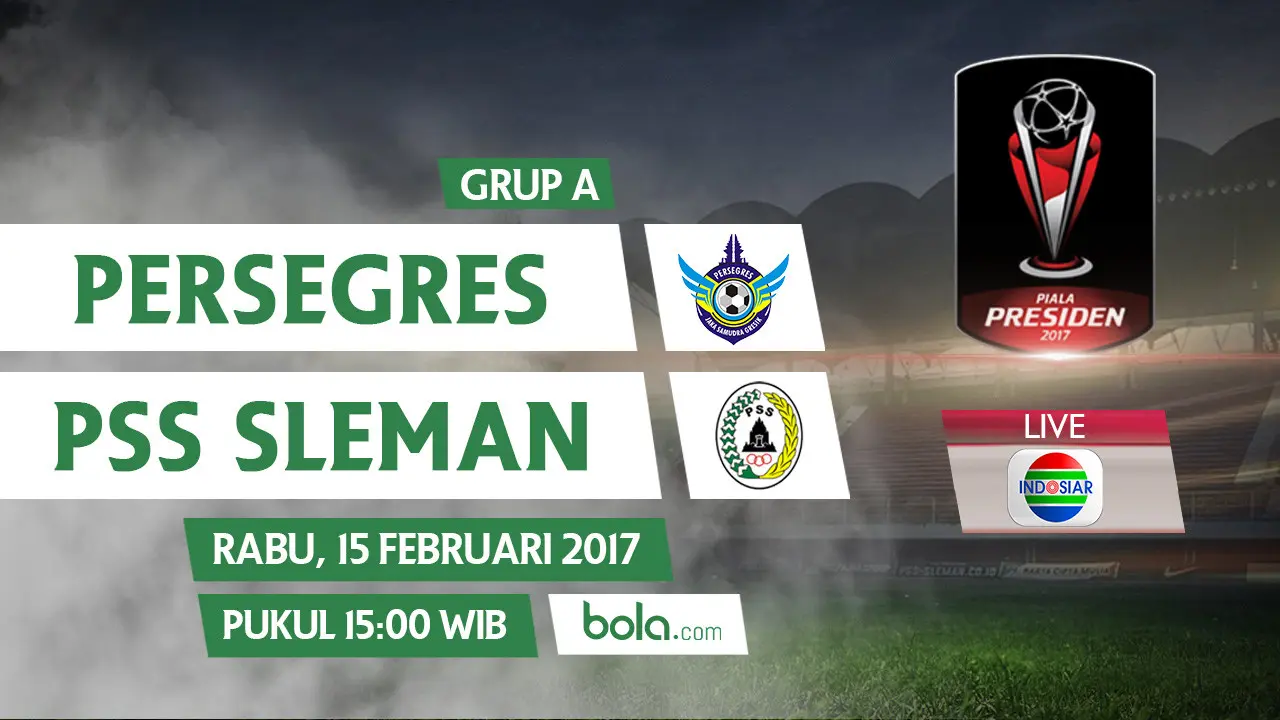 Piala Presiden 2017_Persegres Gresik United Vs PSS Sleman (Bola.com/Adreanus Titus)