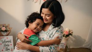 Ilustrasi Hari Ibu. [Foto: Gemini]