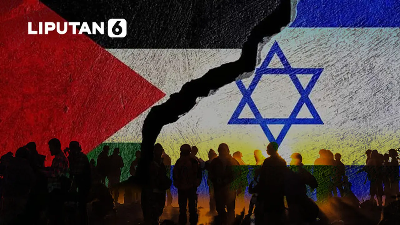 Banner Infografis Israel Setuju Penjajahan Paksa Gaza.