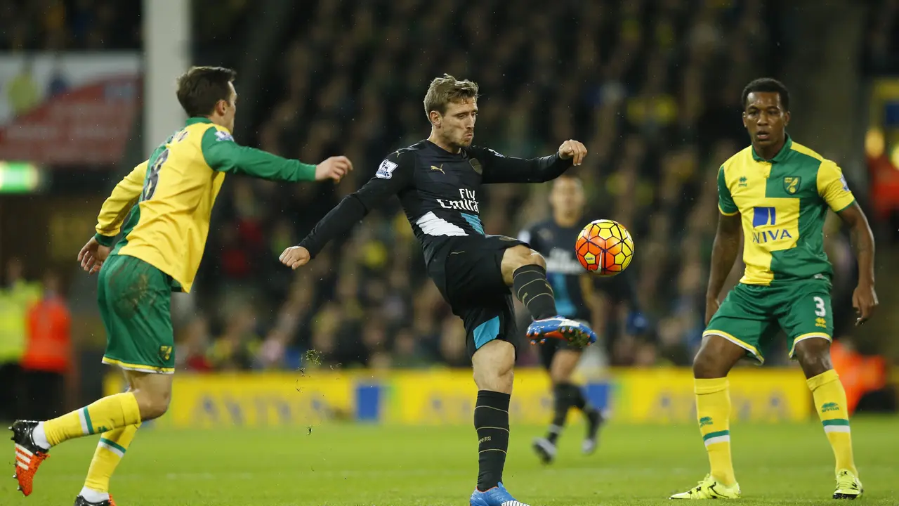 Norwich Vs Arsenal (Liputan6.com)